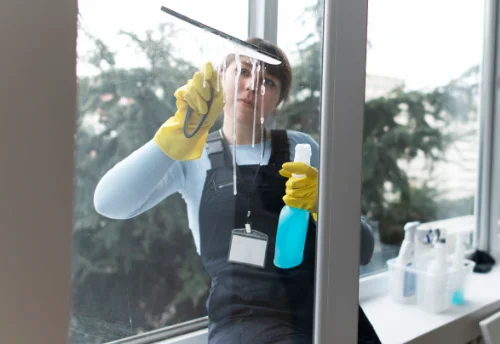 Nettoyage de vitres intérieures et extérieures à Lentilly